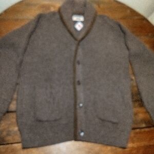 NWT Joseph Abboud Olive Knit Cardigan Sweater